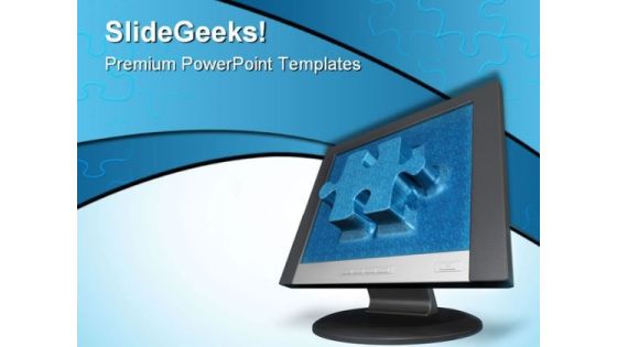 Solution From Web Computer PowerPoint Templates And PowerPoint Backgrounds 0611 Solution From Web Computer PowerPoint Templates And PowerPoint Backgrounds 0611