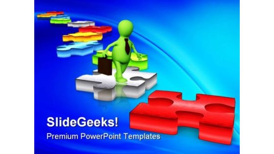 Solution Path Business PowerPoint Themes And PowerPoint Slides 0311 Solution Path Business PowerPoint Themes And PowerPoint Slides 0311