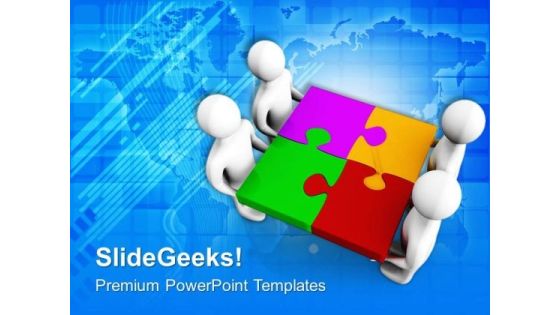 Solve The Marketing Puzzle PowerPoint Templates Ppt Backgrounds For Slides 0613 Solve The Marketing Puzzle PowerPoint Templates Ppt Backgrounds For Slides 0613