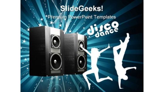 Speakers Music PowerPoint Themes And PowerPoint Slides 0911