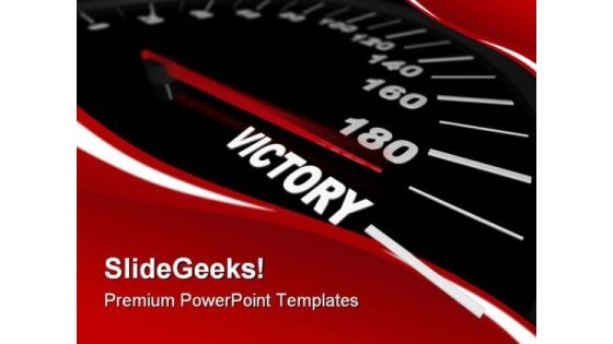 Speeding Toward Victory Success PowerPoint Themes And PowerPoint Slides 0311 Speeding Toward Victory Success PowerPoint Themes And PowerPoint Slides 0311