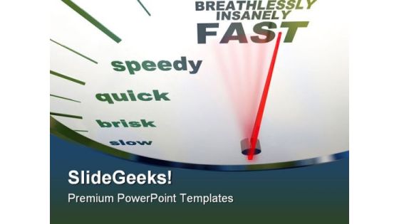 Speedometer Slow To Fast Travel PowerPoint Themes And PowerPoint Slides 0911 Speedometer Slow To Fast Travel PowerPoint Themes And PowerPoint Slides 0911