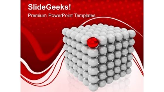 Sphere Cubes Leadership Concept PowerPoint Templates Ppt Backgrounds For Slides 0213 Sphere Cubes Leadership Concept PowerPoint Templates Ppt Backgrounds For Slides 0213