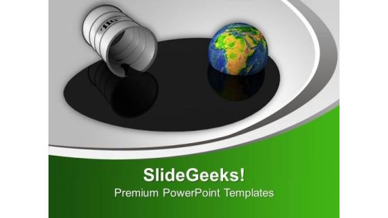 Spilled Oil And Earth Globe PowerPoint Templates Ppt Backgrounds For Slides 0313 Spilled Oil And Earth Globe PowerPoint Templates Ppt Backgrounds For Slides 0313
