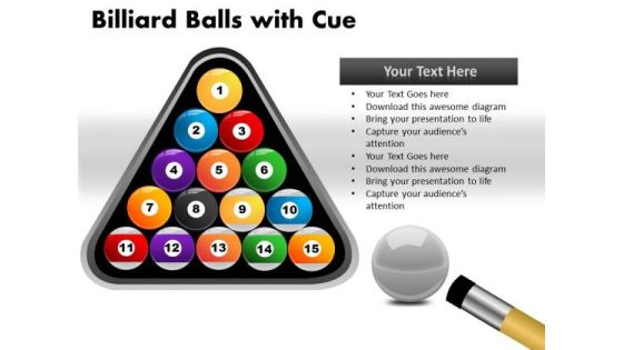 Sport Billiard Balls With Cue PowerPoint Slides And Ppt Diagram Templates Sport Billiard Balls With Cue PowerPoint Slides And Ppt Diagram Templates