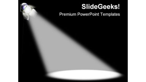 Spot Light Entertainment PowerPoint Background And Template 1210 Spot Light Entertainment PowerPoint Background And Template 1210