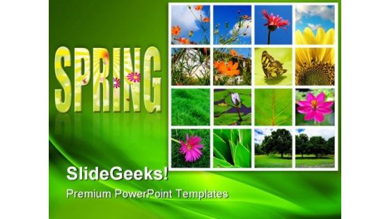 Spring And Nature Collage Beauty PowerPoint Templates And PowerPoint Backgrounds 0811 Spring And Nature Collage Beauty PowerPoint Templates And PowerPoint Backgrounds 0811
