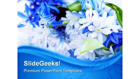 Spring Flowers Beauty PowerPoint Template 0910 Spring Flowers Beauty PowerPoint Template 0910