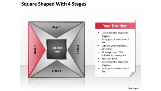 Square Shaped With 4 Stages Ppt Your Business Plan PowerPoint Templates Square Shaped With 4 Stages Ppt Your Business Plan PowerPoint Templates