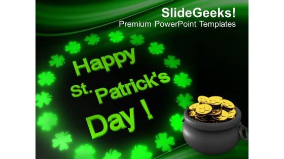 St Patricks Day Pot Of Gold Coins PowerPoint Templates Ppt Backgrounds For Slides 0213 St Patricks Day Pot Of Gold Coins PowerPoint Templates Ppt Backgrounds For Slides 0213