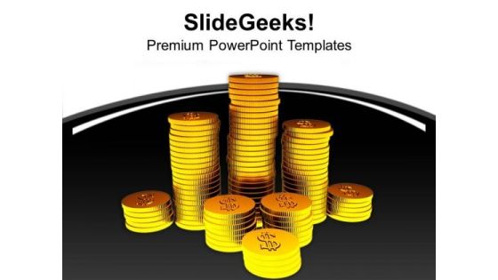 Stack Of Gold Coins Success Business PowerPoint Templates Ppt Backgrounds For Slides 0213 Stack Of Gold Coins Success Business PowerPoint Templates Ppt Backgrounds For Slides 0213