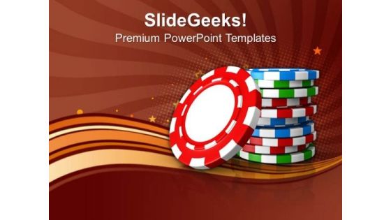 Stack Of Poker Chips Game PowerPoint Templates Ppt Backgrounds For Slides 0113 Stack Of Poker Chips Game PowerPoint Templates Ppt Backgrounds For Slides 0113