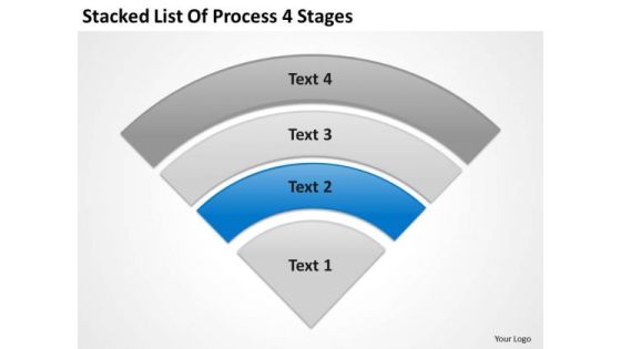 Stacked List Of Process 4 Stages Business Plan PowerPoint Slides Stacked List Of Process 4 Stages Business Plan PowerPoint Slides