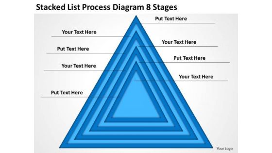 Stacked List Process Diagram 8 Stages Basic Business Plans PowerPoint Slides Stacked List Process Diagram 8 Stages Basic Business Plans PowerPoint Slides