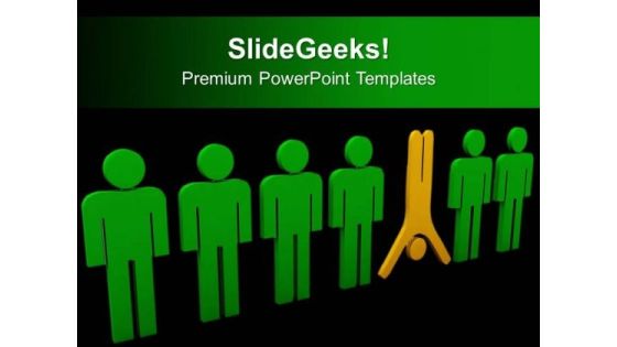 Stand Differently To Get Noticed PowerPoint Templates Ppt Backgrounds For Slides 0613 Stand Differently To Get Noticed PowerPoint Templates Ppt Backgrounds For Slides 0613