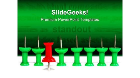 Stand Out02 Leadership PowerPoint Themes And PowerPoint Slides 0511