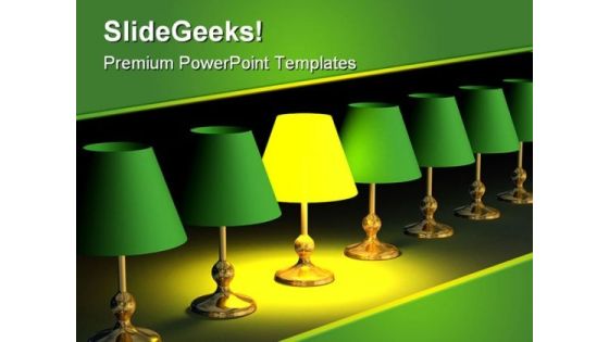 Stand Out Business PowerPoint Template 0810 Stand Out Business PowerPoint Template 0810