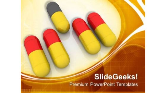 Stand Out From Crowd Concept In Capsules PowerPoint Templates Ppt Backgrounds For Slides 0513