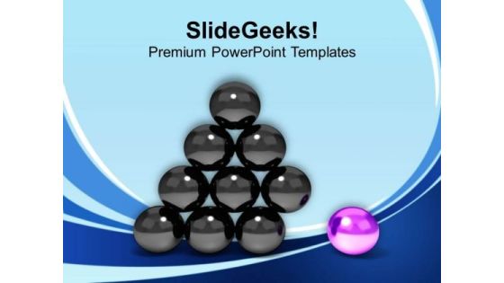 Stand Out From The Crowd Leadership PowerPoint Templates Ppt Backgrounds For Slides 0413