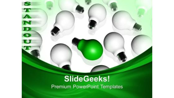 Standout Bulb Leadership PowerPoint Templates And PowerPoint Themes 0712 Standout Bulb Leadership PowerPoint Templates And PowerPoint Themes 0712