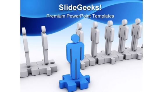 Standout Leadership PowerPoint Background And Template 1210 Standout Leadership PowerPoint Background And Template 1210