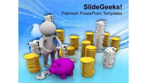 Start Savings For Business Development PowerPoint Templates Ppt Backgrounds For Slides 0513 Start Savings For Business Development PowerPoint Templates Ppt Backgrounds For Slides 0513