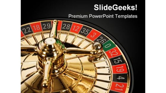 Static Roulette With Ball Sports PowerPoint Background And Template 1210 Static Roulette With Ball Sports PowerPoint Background And Template 1210