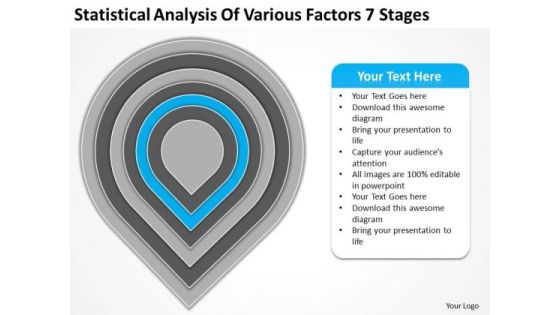 Statistical Analysis Of Various Factors 7 Stages Ppt Business Plan PowerPoint Slides