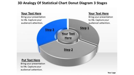 Statistical Chart Donut Diagram 3 Stages Ppt Samples Business Plan PowerPoint Slides Statistical Chart Donut Diagram 3 Stages Ppt Samples Business Plan PowerPoint Slides