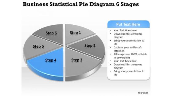 Statistical Pie Diagram 6 Stages Simple Business Plan Templates PowerPoint Slides Statistical Pie Diagram 6 Stages Simple Business Plan Templates PowerPoint Slides