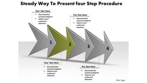Steady Way To Present Four Step Procedure Basic Process Flow Chart PowerPoint Slides Steady Way To Present Four Step Procedure Basic Process Flow Chart PowerPoint Slides