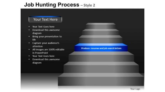 Step Diagram For PowerPoint With Editable Stairs Step Diagram For PowerPoint With Editable Stairs