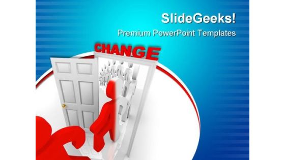 Stepping Through Change Metaphor PowerPoint Templates And PowerPoint Backgrounds 0811 Stepping Through Change Metaphor PowerPoint Templates And PowerPoint Backgrounds 0811