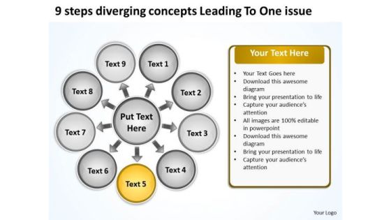 Steps Diverging Concepts Leading To One Issue Circular Flow Arrow Chart PowerPoint Templates Steps Diverging Concepts Leading To One Issue Circular Flow Arrow Chart PowerPoint Templates