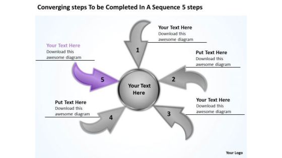 Steps To Be Completed In A Sequence 5 Circular Flow Chart PowerPoint Slides Steps To Be Completed In A Sequence 5 Circular Flow Chart PowerPoint Slides
