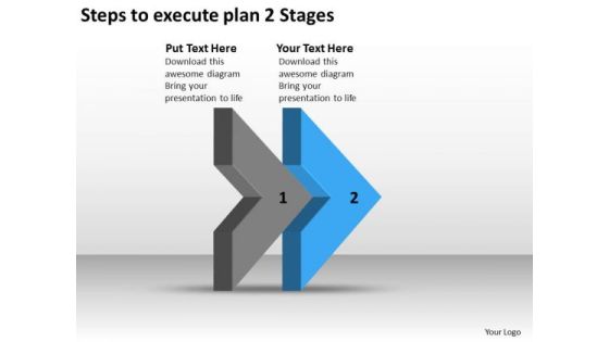 Steps To Execute Plan 2 Stages Ppt Non Profit Business Sample PowerPoint Slides Steps To Execute Plan 2 Stages Ppt Non Profit Business Sample PowerPoint Slides