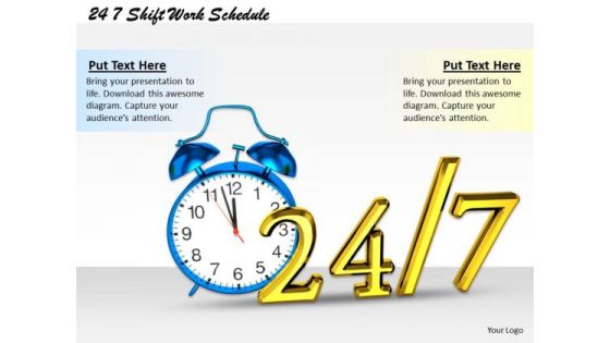 Stock Photo 24 7 Shift Work Schedule Ppt Template