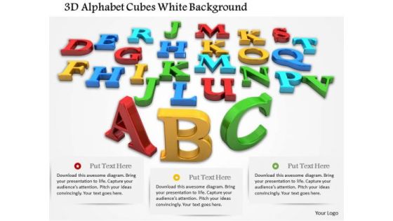 Stock Photo 3d Alphabet Cubes White Background PowerPoint Slide Stock Photo 3d Alphabet Cubes White Background PowerPoint Slide