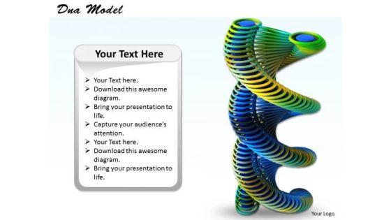 Stock Photo 3d Colored Dna Structure For Medical Science PowerPoint Slide Stock Photo 3d Colored Dna Structure For Medical Science PowerPoint Slide
