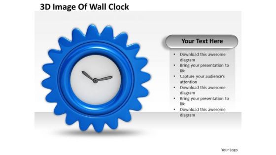 Stock Photo 3d Image Of Wall Clock Ppt Template Stock Photo 3d Image Of Wall Clock Ppt Template