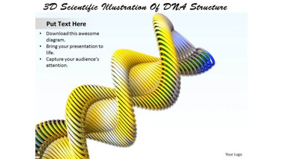 Stock Photo 3d Scientific Illustration Of Dna Structure Ppt Template Stock Photo 3d Scientific Illustration Of Dna Structure Ppt Template