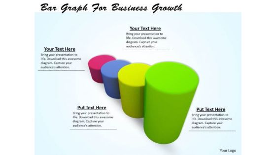 Stock Photo Bar Graph For Business Growth Ppt Template Stock Photo Bar Graph For Business Growth Ppt Template