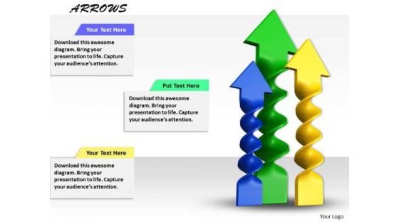 Stock Photo Blue Green Yellow Arrows In Upward Position PowerPoint Slide Stock Photo Blue Green Yellow Arrows In Upward Position PowerPoint Slide