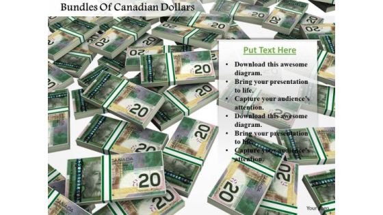 Stock Photo Bundles Of Canadian Dollars PowerPoint Slide Stock Photo Bundles Of Canadian Dollars PowerPoint Slide