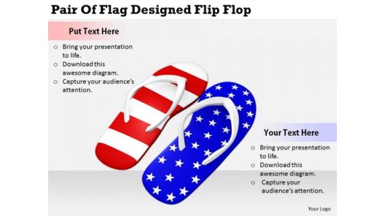 Stock Photo Business Concepts Pair Of Flag Designed Flip Flop Stock Photo Image Stock Photo Business Concepts Pair Of Flag Designed Flip Flop Stock Photo Image