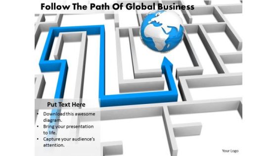Stock Photo Business Integration Strategy Follow The Path Of Global Images Stock Photo Business Integration Strategy Follow The Path Of Global Images