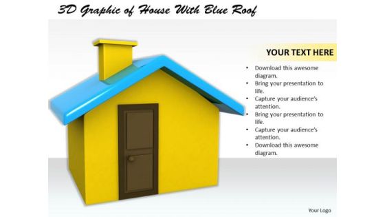 Stock Photo Business Planning Strategy 3d Graphic Of House With Blue Roof Stock Photo Business Planning Strategy 3d Graphic Of House With Blue Roof