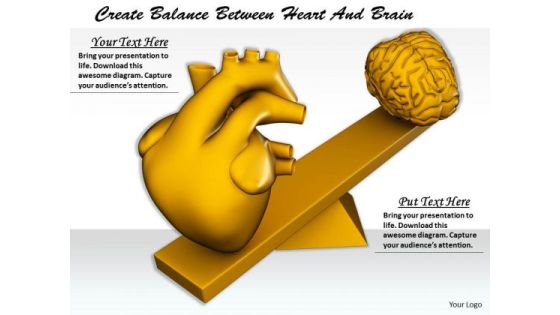 Stock Photo Business Policy And Strategy Create Balance Between Heart Brain Best Stock Photo Business Policy And Strategy Create Balance Between Heart Brain Best
