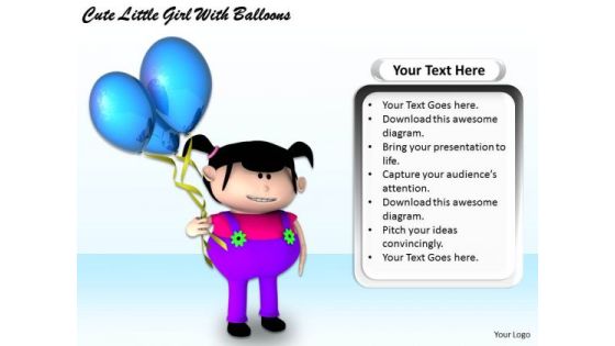 Stock Photo Business Strategy And Policy Cute Little Girl With Balloons Stock Images Stock Photo Business Strategy And Policy Cute Little Girl With Balloons Stock Images