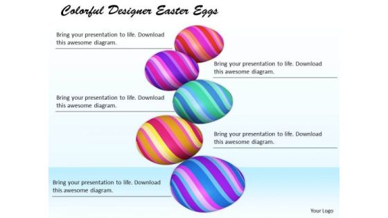 Stock Photo Business Strategy Colorful Designer Easter Eggs Images Stock Photo Business Strategy Colorful Designer Easter Eggs Images